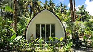 This Tiny House In Siargao Is A Hidden Tropical Getaway That's Shaped Like A Coconut
