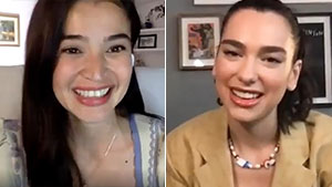 Anne Curtis Struggles To Hide Her Kilig Face While Interviewing Dua Lipa