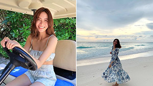 We Found The Exact Beach Outfits Erich Gonzales Wore In Amanpulo