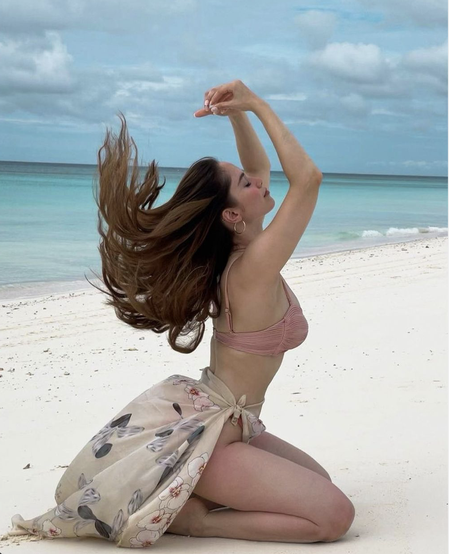 jessy mendiola beach outfits in amanpulo
