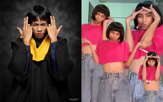 netizen recreates mimiyuuuh's iconic looks for graduation photos