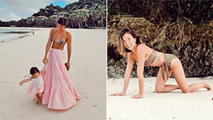 Solenn Heussaff Flaunts Her Post-baby Body With Chic And Colorful Beach Ootds In Boracay