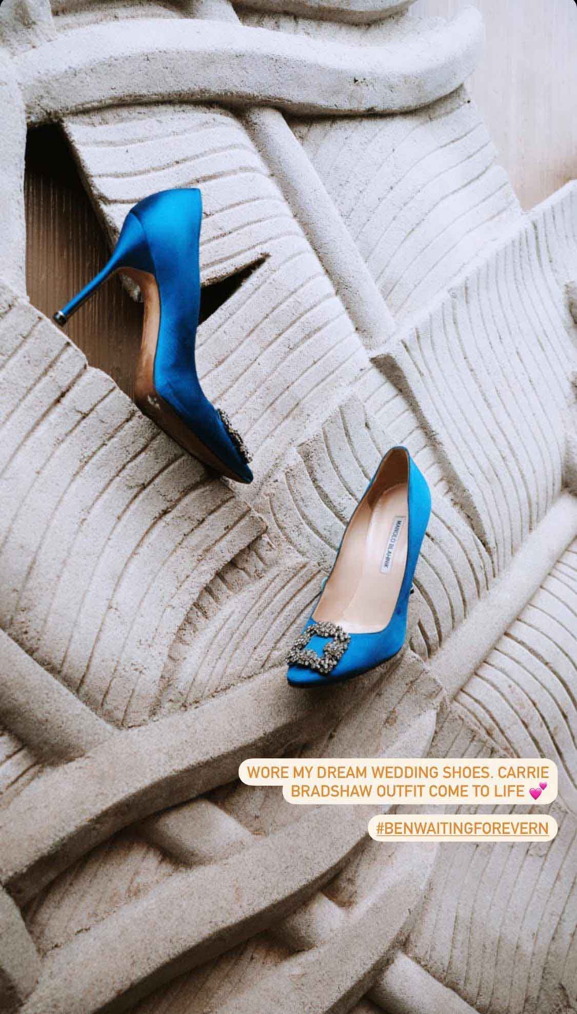 Carrie Bradshaw's Wedding Shoes