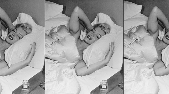 Marilyn Monroe with Chanel No. 5 for Life Magazine
