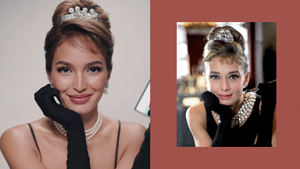 Sarah Lahbati Just Recreated Audrey Hepburn's Iconic Looks And We Are Blown Away