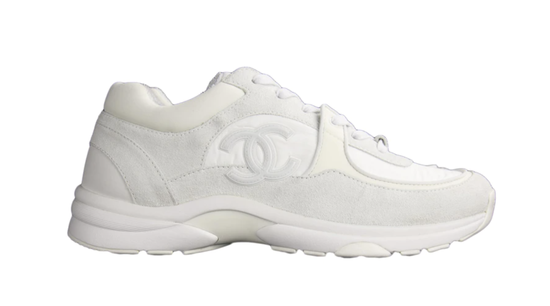 Chanel CC Logo Runner Sneaker WhiteBlack 2021  The Luxury Shopper