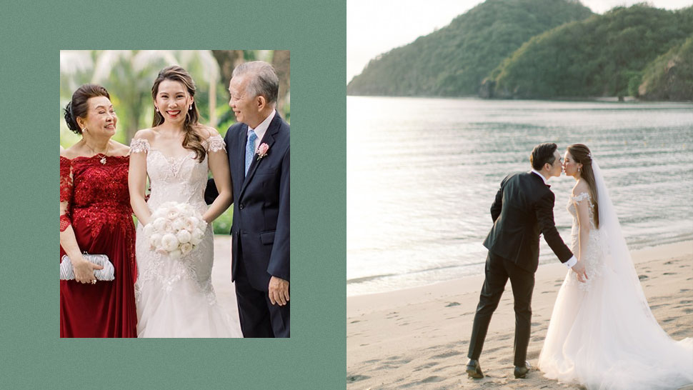 All The Details Of The Beach Wedding Of Sm Scion Eric Charles Uy And Hotelier Reena Ritz Tee