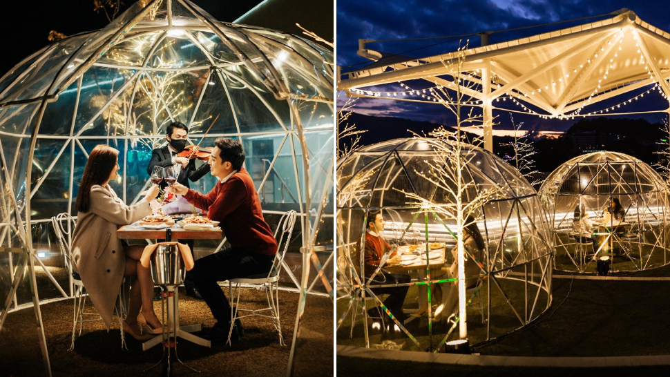 SM City Baguio Now Has Bubble Pods That Allow Visitors to Dine Under the Stars