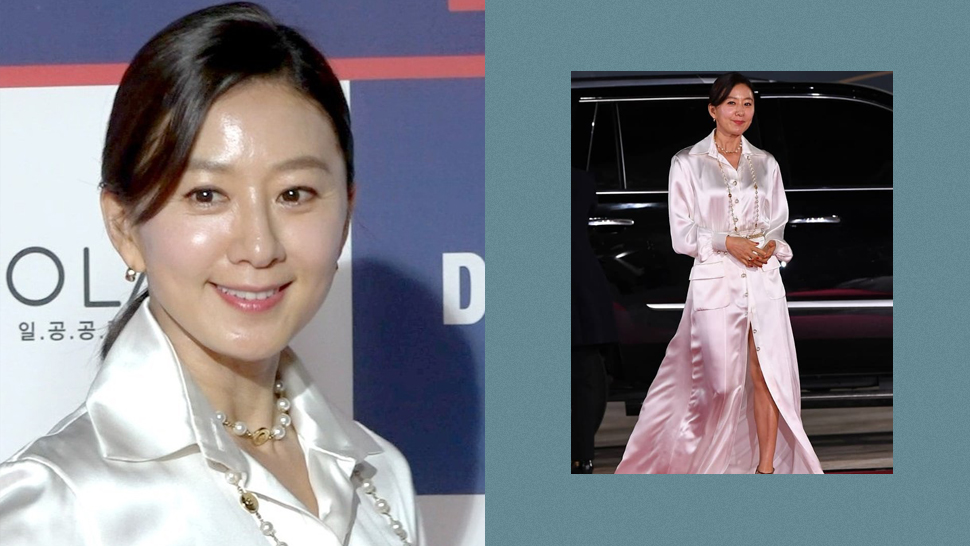 We're Obsessed with Kim Hee Ae's All-White Chanel Outfit at the Blue Dragon Film Awards