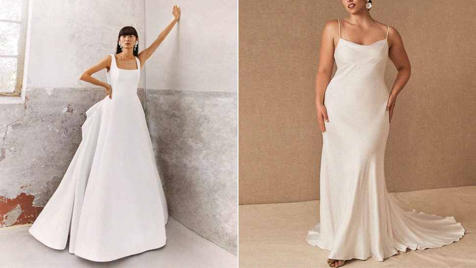 12 Simple Yet Chic Wedding Dress Designs That Are Perfect For The Minimalist Bride