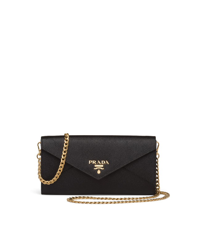 Best designer wallet on chain Prada