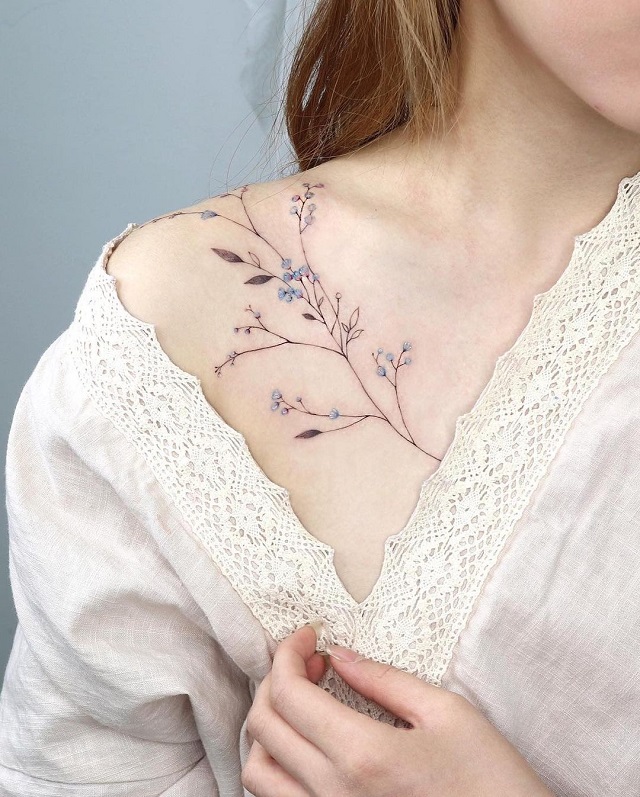 12 Dainty Tattoos On Shoulder You Won't Regret Getting