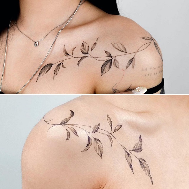 Vine Shoulder Tattoos 27 Elegant Tattoos For Women