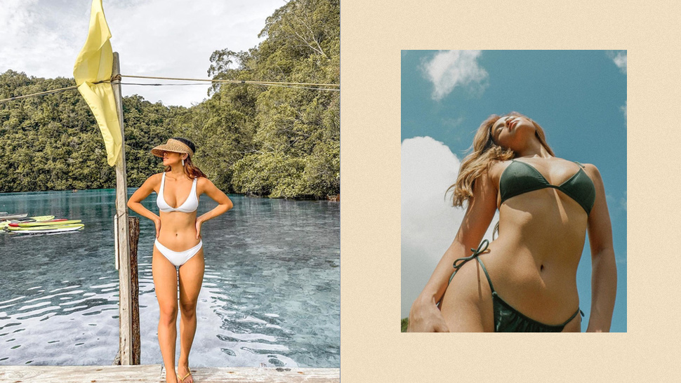 7 Sultry Swimsuit Poses To Try If You're Shy, As Seen On Jamina Cruz