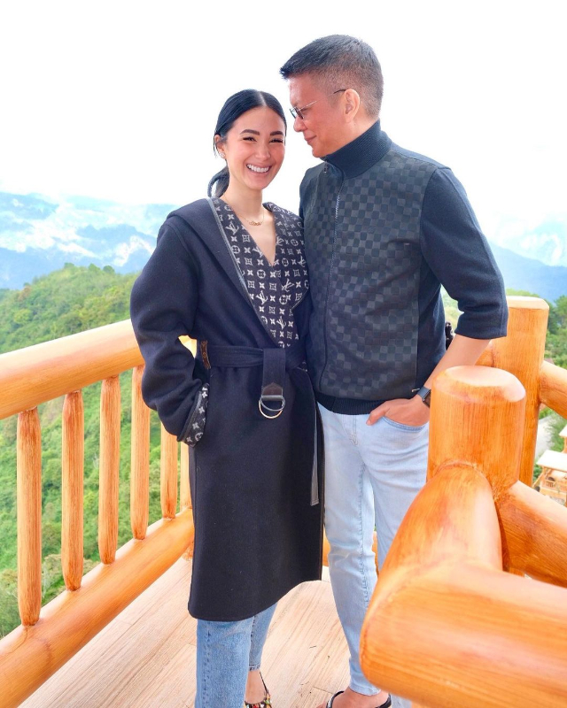 Heart Evangelista and Chiz Escudero at Baguio Mountain Lodges