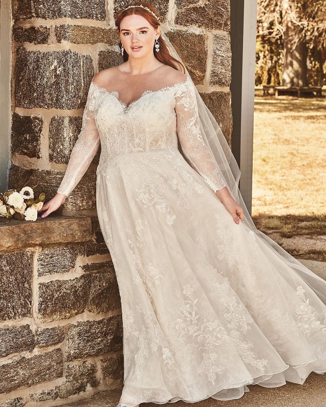 9 Beautiful Wedding Dresses That Cover Your Arms  Emmaline Bride Wedding  Blog