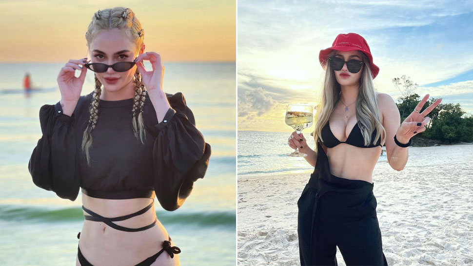 Arci Muñoz Is Making A Case For Black Beach Ootds In Boracay And We're Totally Convinced