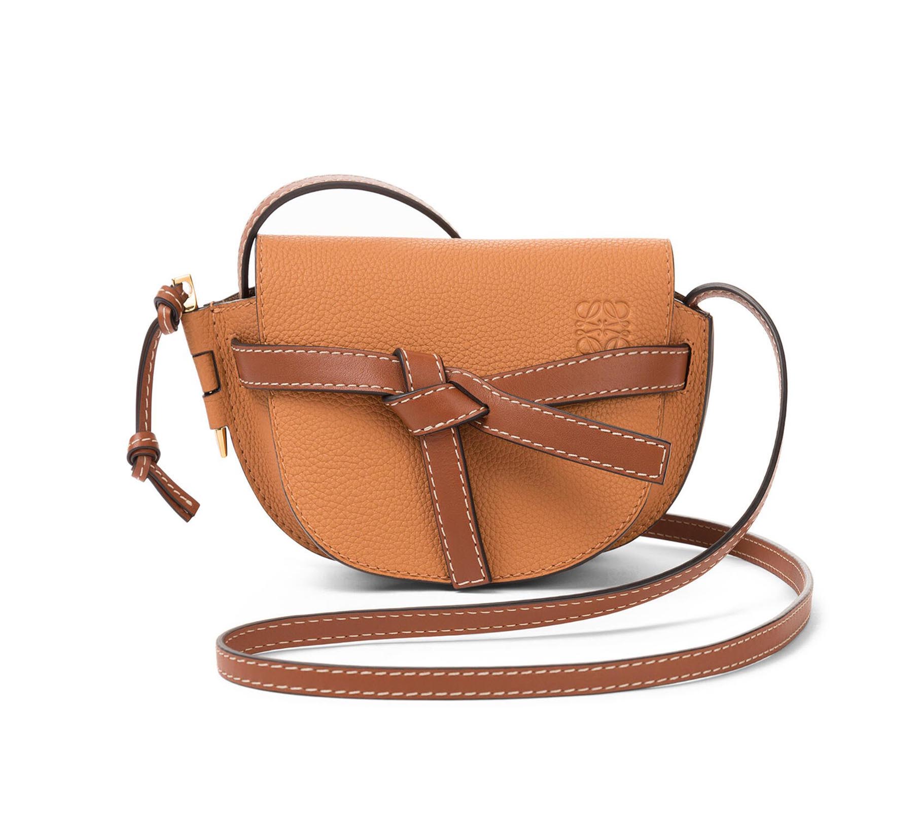LOEWE Mini Leather Gate Dual Bag | Harrods US