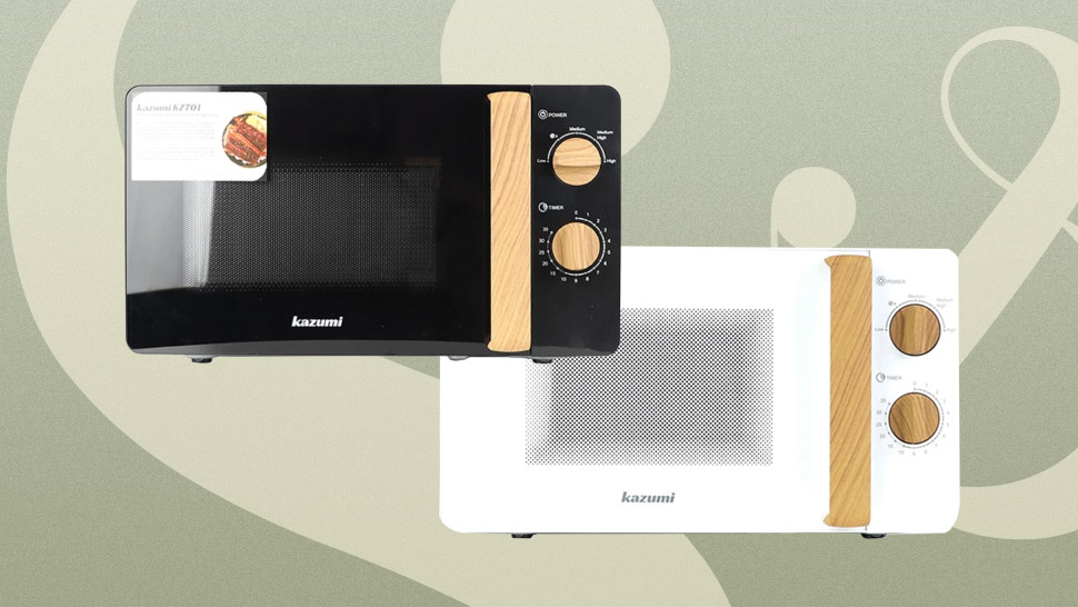 This Aesthetic Microwave Will Fit Right into Your Wood + White Themed Home