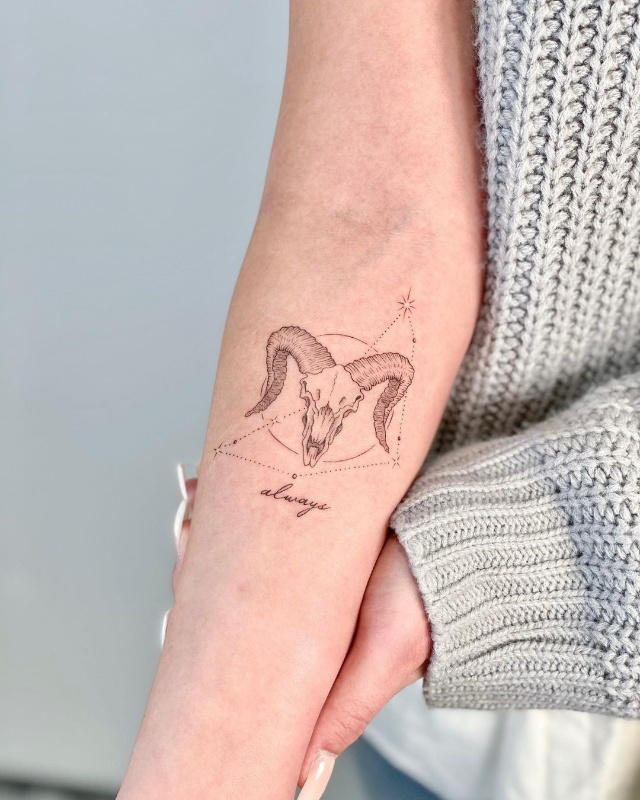The Best 47 Aries Tattoos Every Tattoo Lover Needs To Save  Psycho Tats