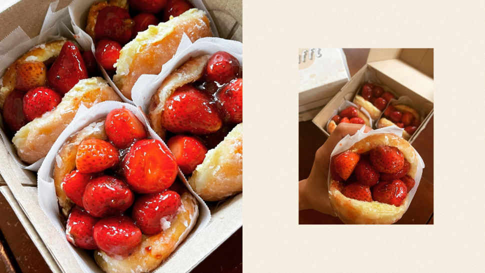 Love Strawberries? Then You Need To Try These Pillowy Doughnuts
