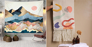 These Pretty Tapestries Will Turn Any Room Into An Aesthetic Space