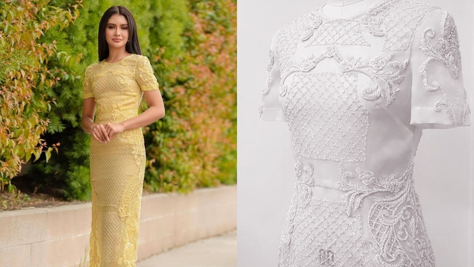 Rabiya Mateo Wore a Gorgeous Sheer Dress Inspired by the Barong Tagalog
