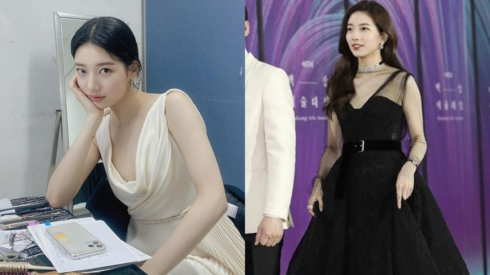 All of Bae Suzy's Red Carpet Outfits from Baeksang Arts Awards Over the Years