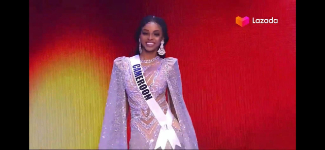 LOOK: Miss Universe Cameroon wears evening gown by Filipino designer Benj  Leguiab