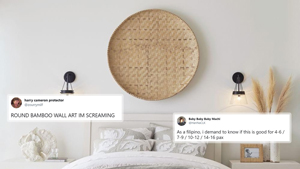 Pottery Barn Is Selling Bilao Wall Decor For P15,000 And The Internet Is So Confused