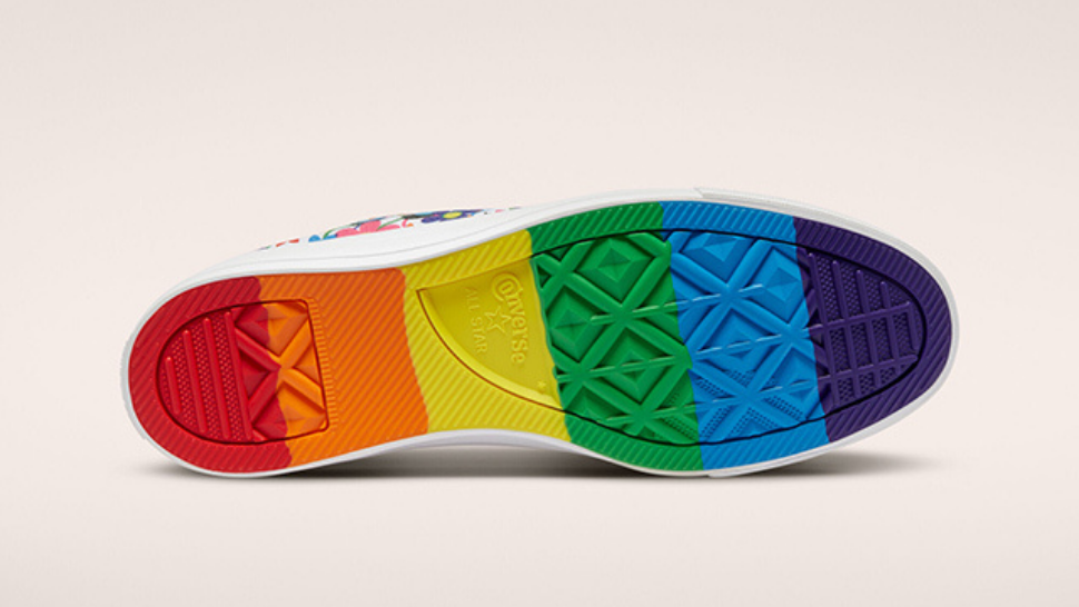 Converse Is Celebrating Pride Month With These Dazzling Rainbow Sneakers, And We Want Everything