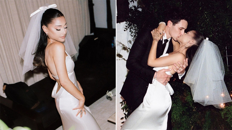All The Details Of Ariana Grande’s Sophisticated And Sexy Minimalist Wedding Look