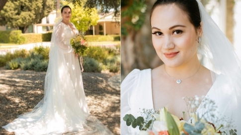 Melissa Ricks' Minimalist Bridal Look Is Proof That Less Is More