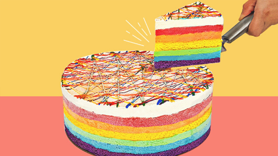 This Rainbow Ice Cream Cake Has All The Flavors You Can Think Of