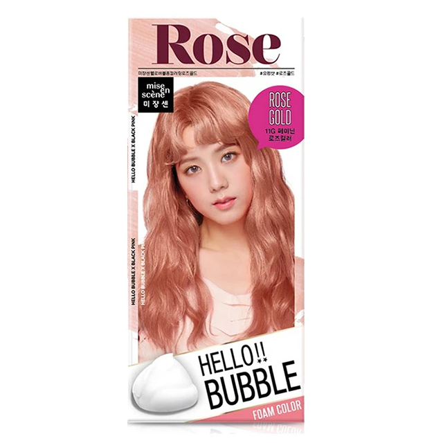 mise en scene hello bubble hair color