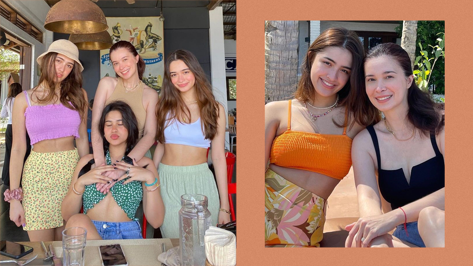 We Love Sunshine Cruz And Her Daughters' Perfectly Coordinated Beach Ootds
