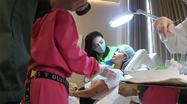 rei germar gets a thread lift from dr vicki belo