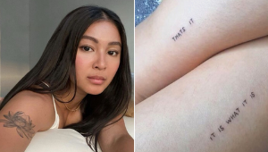 Nadine Lustre's New Minimalist Tattoos Will Make You Want To Get Inked