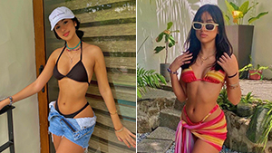 Lorin Gutierrez's Sultry Swimsuit Ootds Will Convince You To Buy A Triangle Bikini Top