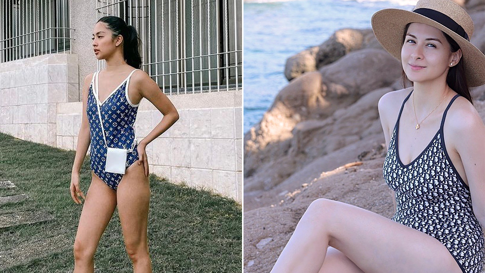 These Are The Exact Designer Monogrammed Swimsuits Celebrities Love