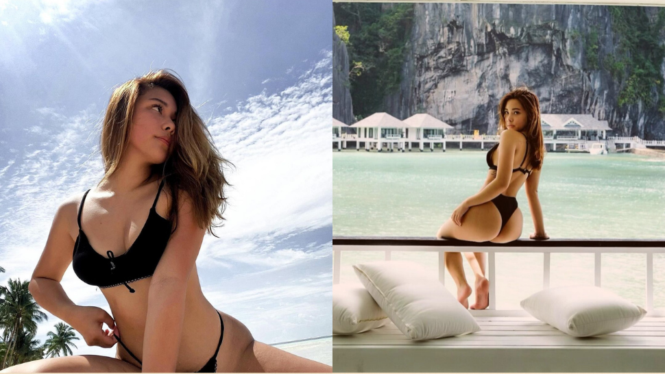 Kim Cruz's Sultry Beach Pics Are Proof That a Black Swimsuit Is All You Need