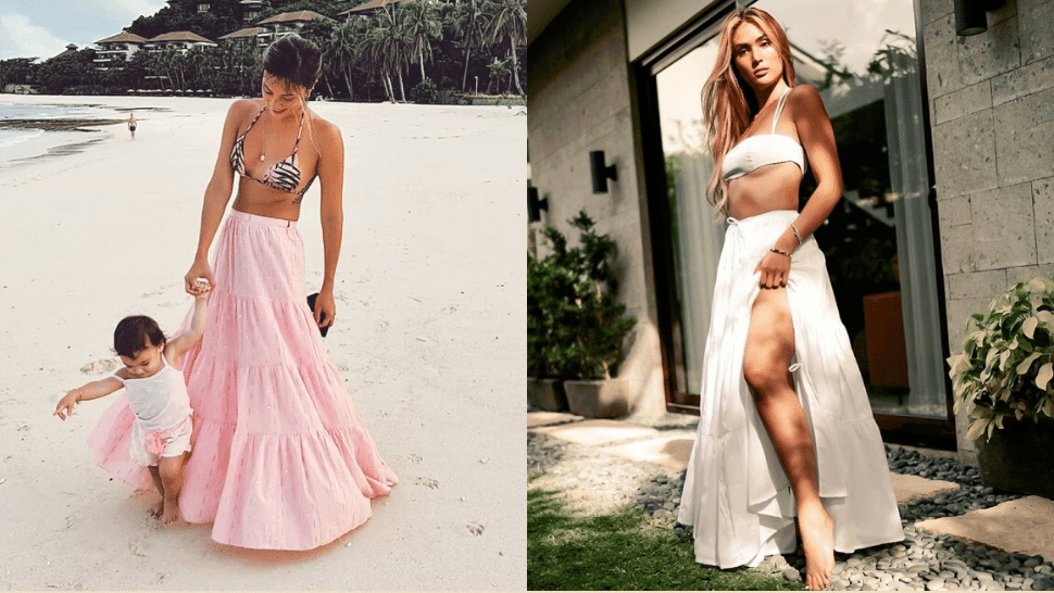 These Influencers Are Making A Case For The Tiered Maxi Skirt + Crop Top Combo And We're All For It