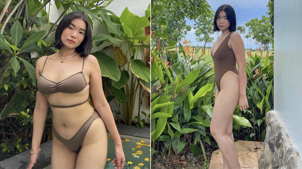 We Love Toni Sia's Sultry Coffee-colored Swimsuit Ootds In Pampanga