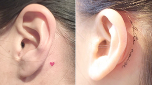 15 Tiny And Dainty Behind-the-ears Tattoo Designs That Will Convince You To Get Inked