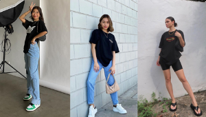 8 Oversized Black T-shirt Ootds To Wear When You Want To Look Cute And Comfy