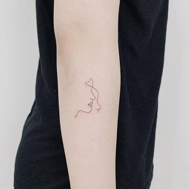 Line style tattoo #simple tattoo# nice tattoo# tattoo ideas#
