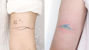 15 Dainty Wave Tattoo Designs That Will Inspire You To Get Inked
