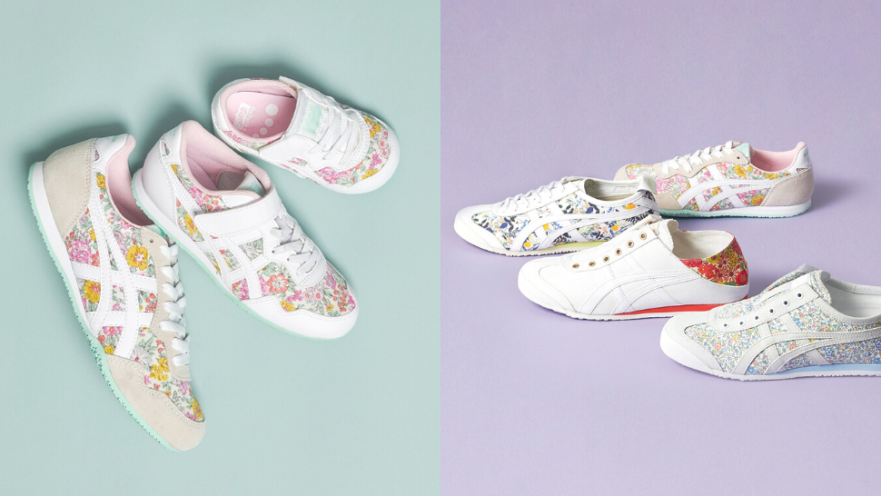Onitsuka Tiger's Classic Sneakers Just Got The Daintiest Makeover With These Pretty Floral Prints