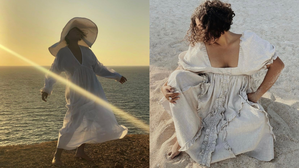 This Filipina Interior Designer's Gorgeous OOTD Pics Will Convince You to Wear White to the Beach