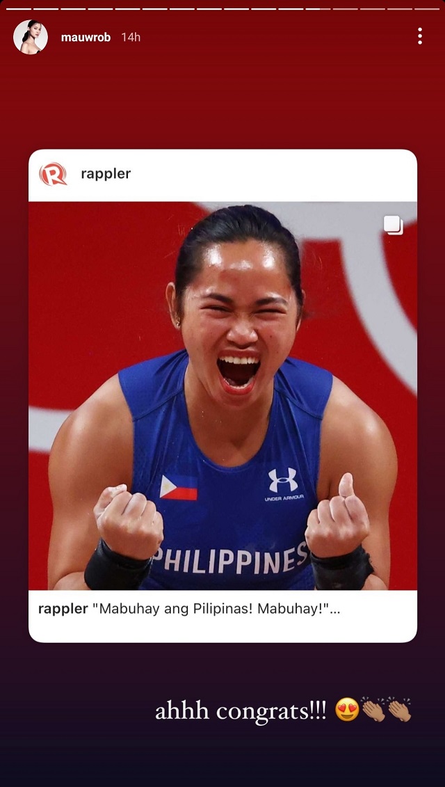 Filipino Celebrities React To Hidilyn Diaz Olympic Gold Medal Win